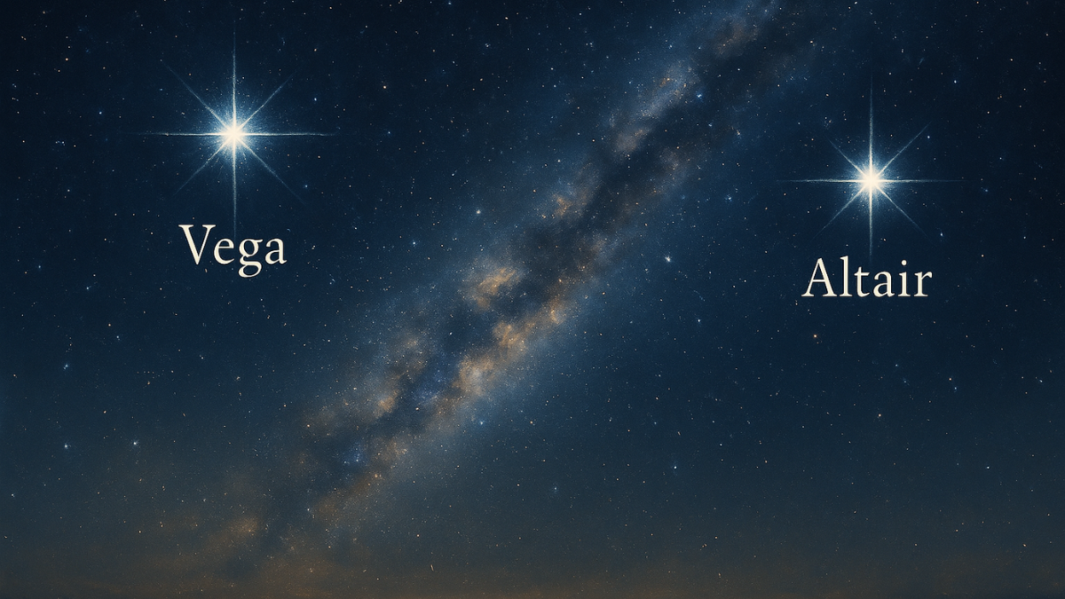 Vega y Altair: la historia de amor que vive en el cielo.