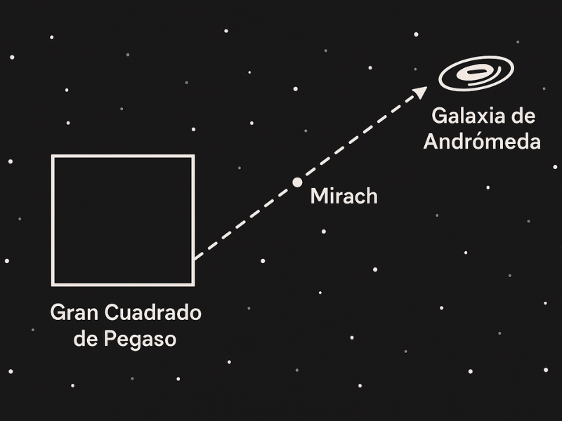 como encontrar andromeda