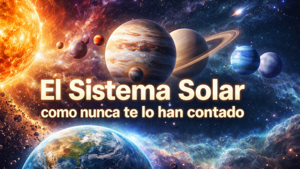 dibujo inspirado en el sistema solar