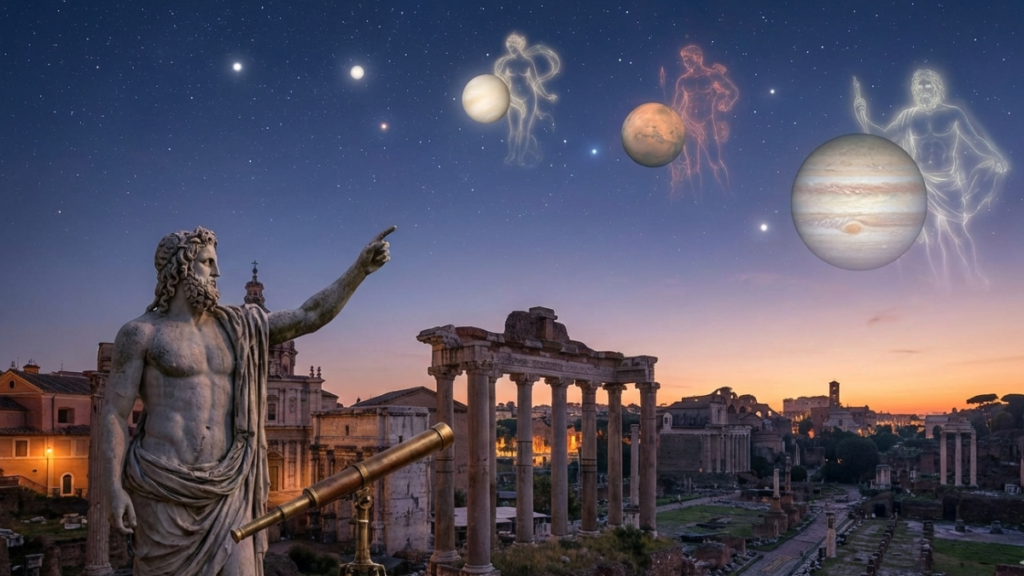 dibujo del nombre de los planetas