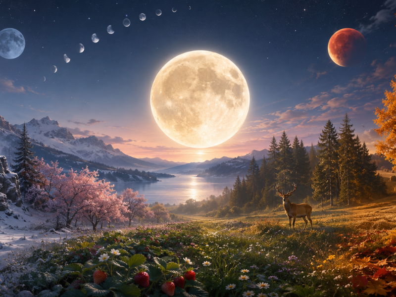 full moon names nombres de la luna llena