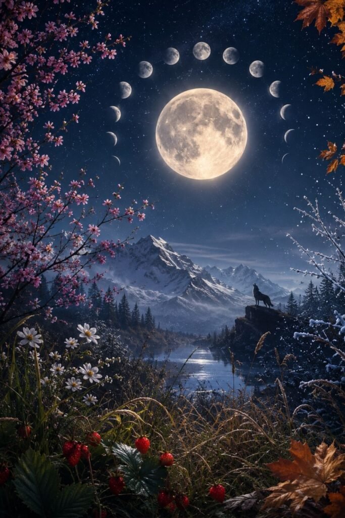 full moon names nombres de la luna llena